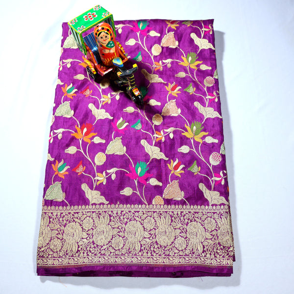 Pure Banarasi Katan Silk Saree – Perfect for Weddings & Festive Wear
