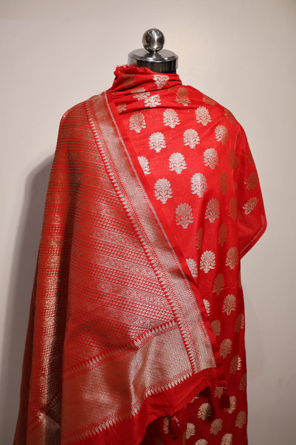 Banarasi Katan Silk Suit
