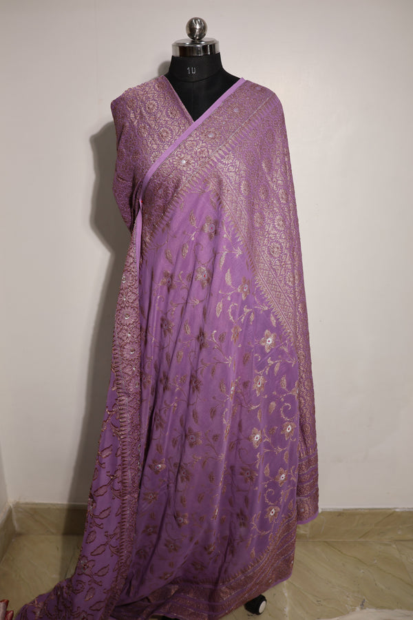 Banarasi Khaddi Chiffon Georgette Saree